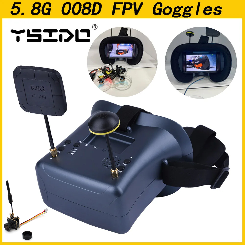 008D 5.8G 40CH 4.3 Pollici 800 - Skyzone Sky04O Pro Fpv Goggles recensione e prezzo